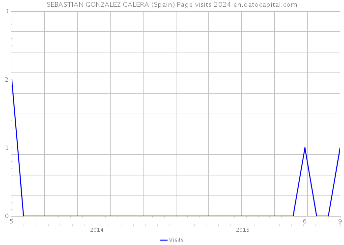 SEBASTIAN GONZALEZ GALERA (Spain) Page visits 2024 