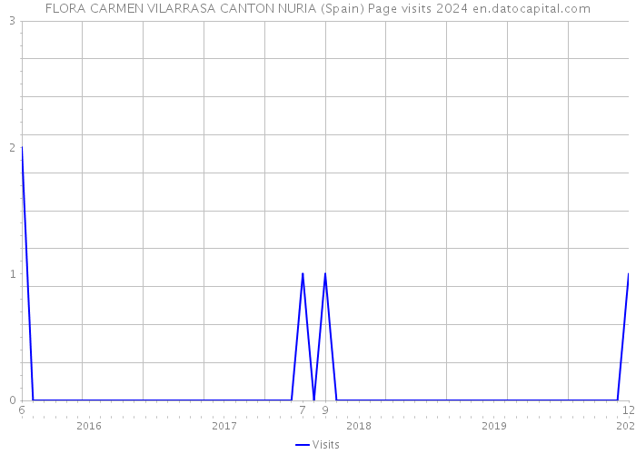 FLORA CARMEN VILARRASA CANTON NURIA (Spain) Page visits 2024 