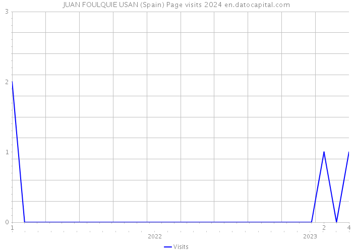 JUAN FOULQUIE USAN (Spain) Page visits 2024 