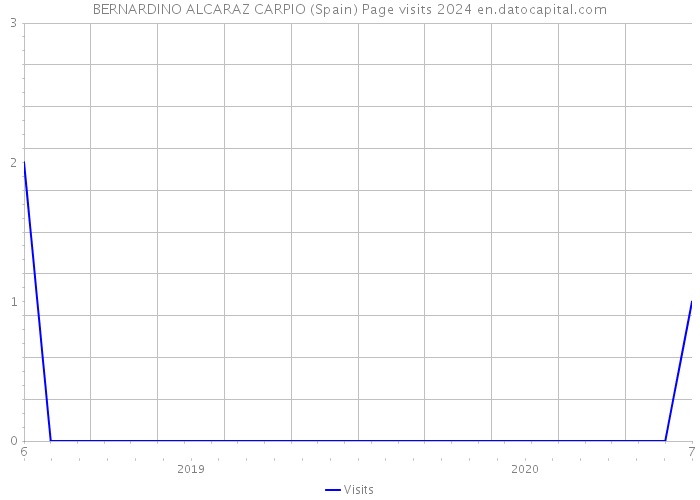 BERNARDINO ALCARAZ CARPIO (Spain) Page visits 2024 