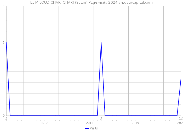 EL MILOUD CHARI CHARI (Spain) Page visits 2024 