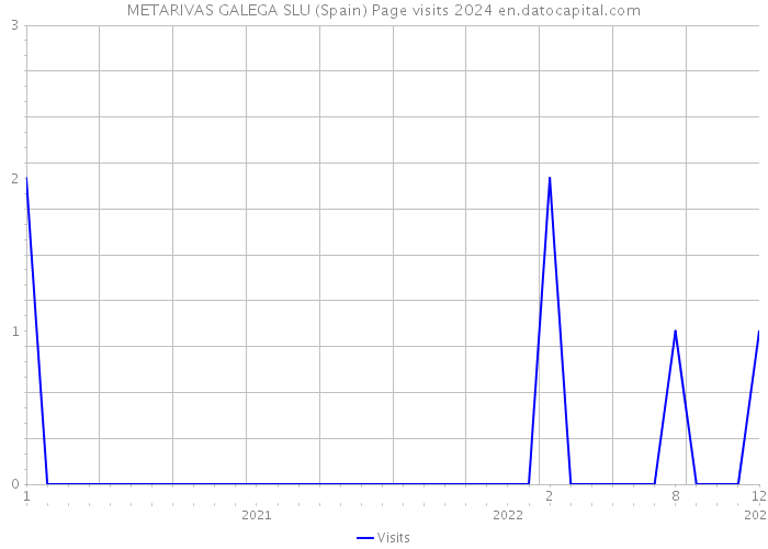 METARIVAS GALEGA SLU (Spain) Page visits 2024 