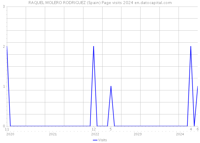 RAQUEL MOLERO RODRIGUEZ (Spain) Page visits 2024 