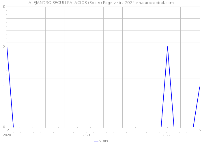ALEJANDRO SECULI PALACIOS (Spain) Page visits 2024 