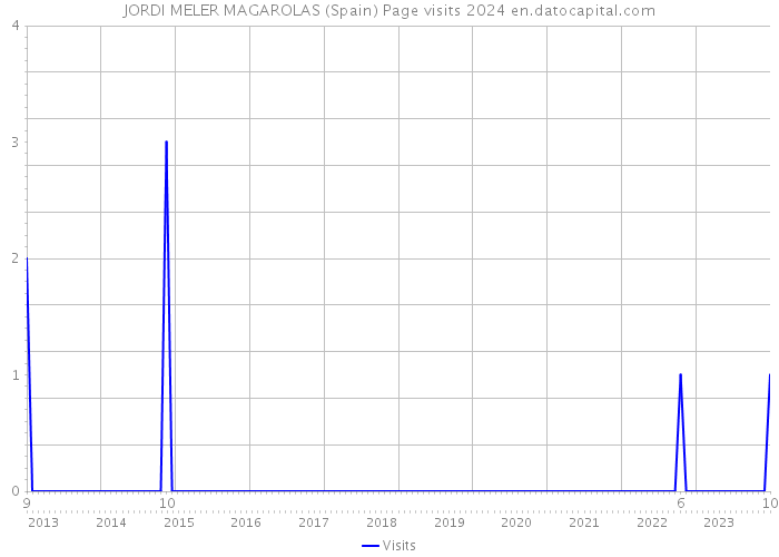 JORDI MELER MAGAROLAS (Spain) Page visits 2024 