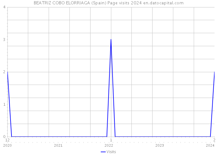 BEATRIZ COBO ELORRIAGA (Spain) Page visits 2024 