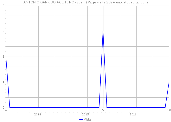 ANTONIO GARRIDO ACEITUNO (Spain) Page visits 2024 