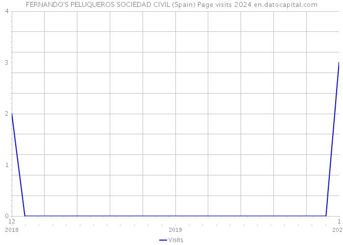 FERNANDO'S PELUQUEROS SOCIEDAD CIVIL (Spain) Page visits 2024 