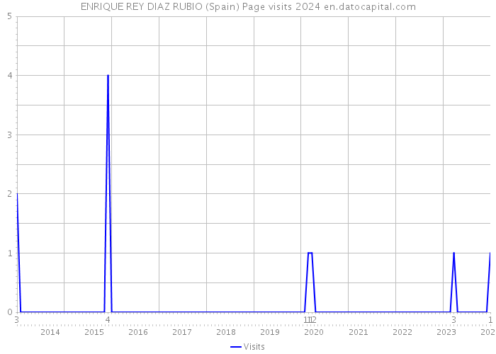 ENRIQUE REY DIAZ RUBIO (Spain) Page visits 2024 