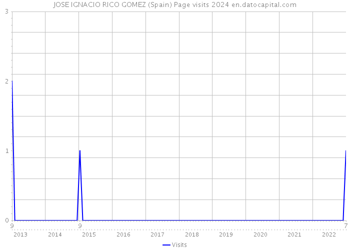 JOSE IGNACIO RICO GOMEZ (Spain) Page visits 2024 