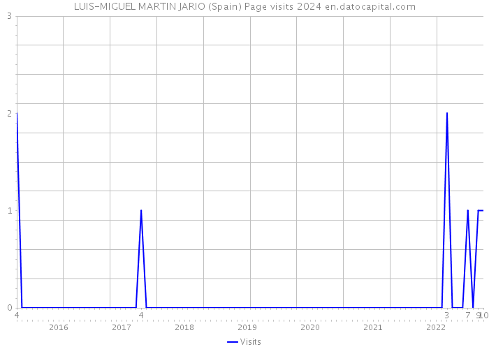 LUIS-MIGUEL MARTIN JARIO (Spain) Page visits 2024 