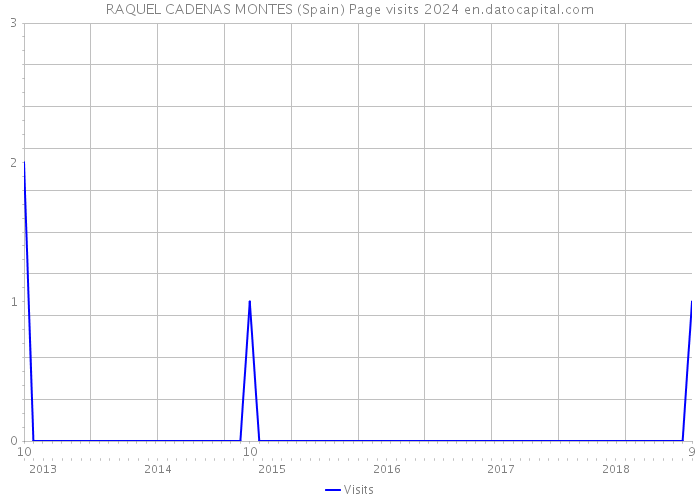 RAQUEL CADENAS MONTES (Spain) Page visits 2024 