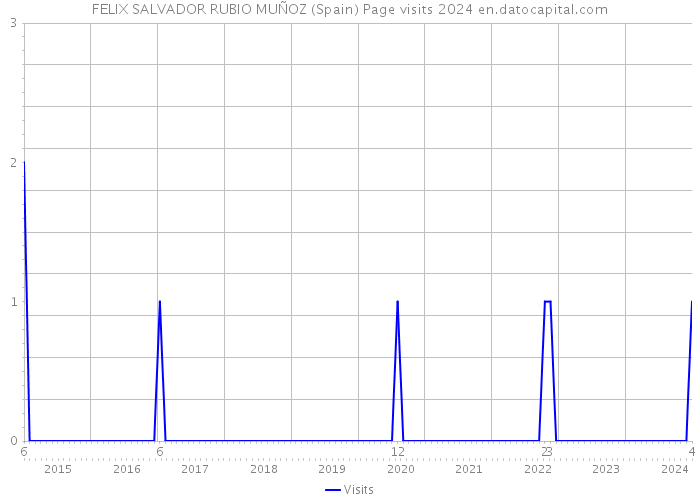 FELIX SALVADOR RUBIO MUÑOZ (Spain) Page visits 2024 