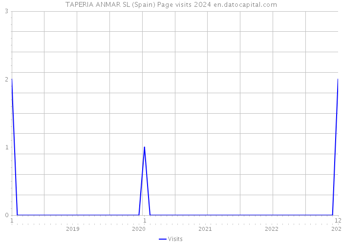 TAPERIA ANMAR SL (Spain) Page visits 2024 