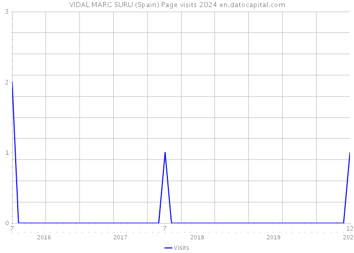 VIDAL MARC SURU (Spain) Page visits 2024 
