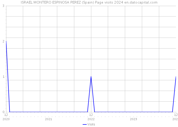 ISRAEL MONTERO ESPINOSA PEREZ (Spain) Page visits 2024 