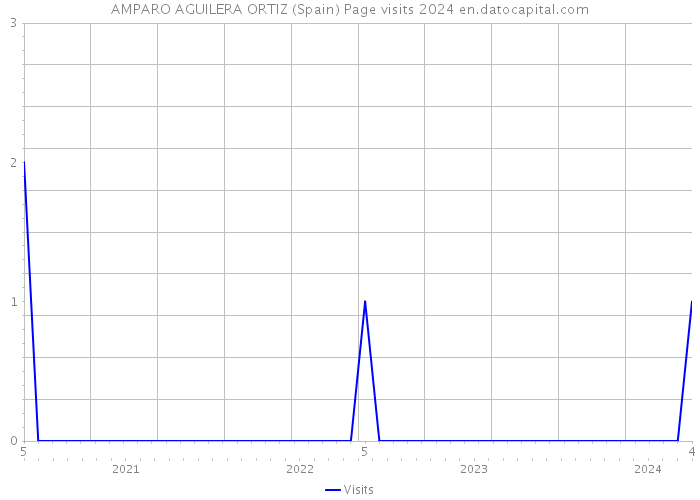 AMPARO AGUILERA ORTIZ (Spain) Page visits 2024 