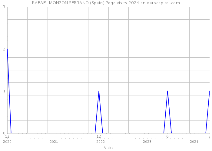 RAFAEL MONZON SERRANO (Spain) Page visits 2024 