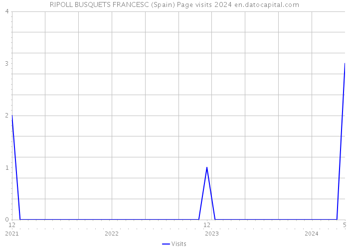 RIPOLL BUSQUETS FRANCESC (Spain) Page visits 2024 