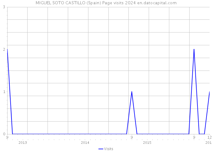 MIGUEL SOTO CASTILLO (Spain) Page visits 2024 