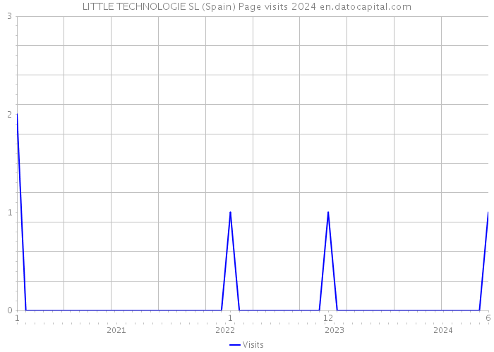 LITTLE TECHNOLOGIE SL (Spain) Page visits 2024 