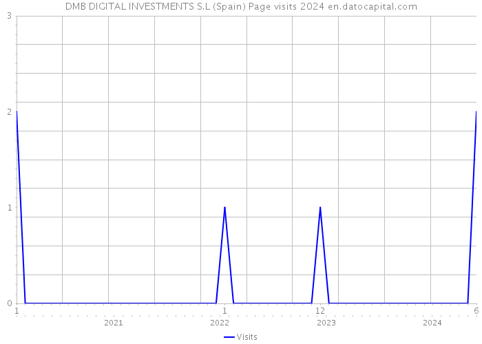DMB DIGITAL INVESTMENTS S.L (Spain) Page visits 2024 