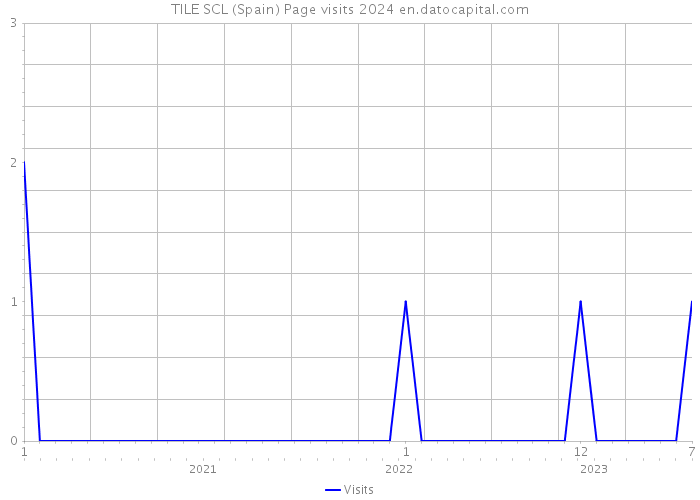 TILE SCL (Spain) Page visits 2024 