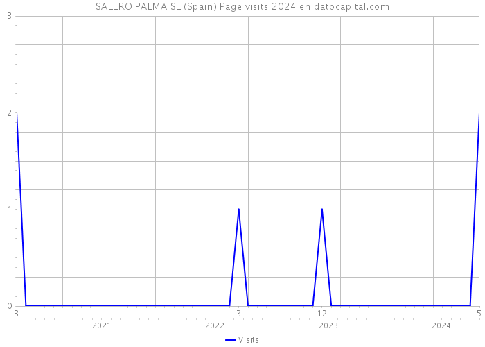 SALERO PALMA SL (Spain) Page visits 2024 