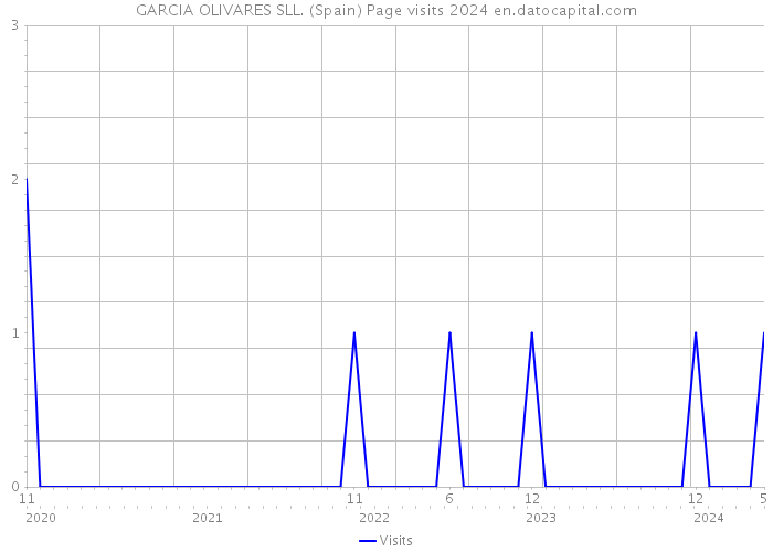 GARCIA OLIVARES SLL. (Spain) Page visits 2024 