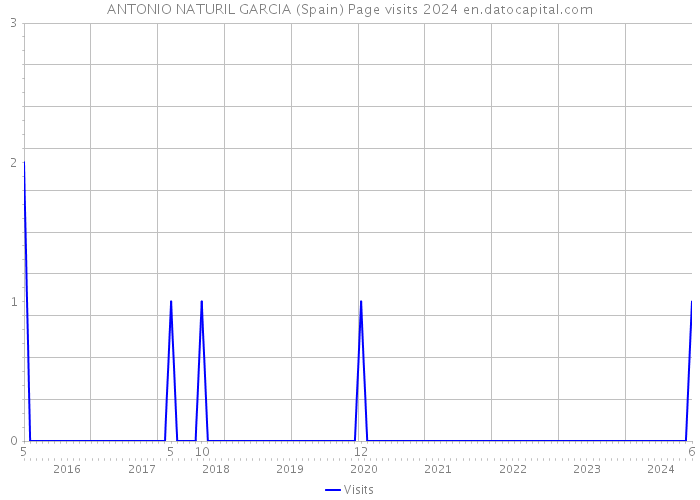 ANTONIO NATURIL GARCIA (Spain) Page visits 2024 