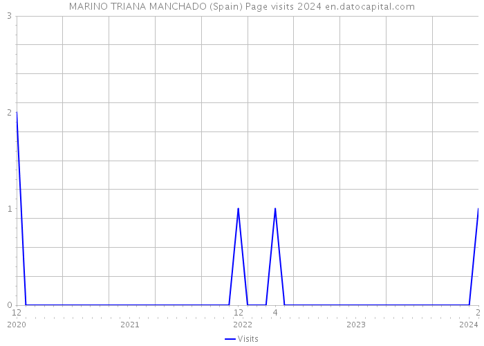 MARINO TRIANA MANCHADO (Spain) Page visits 2024 