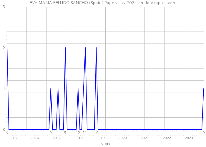 EVA MARIA BELLIDO SANCHO (Spain) Page visits 2024 