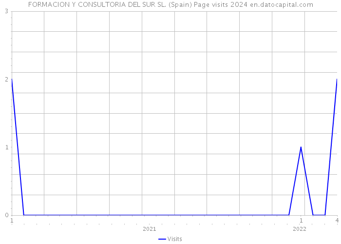 FORMACION Y CONSULTORIA DEL SUR SL. (Spain) Page visits 2024 