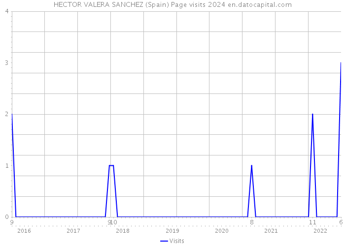 HECTOR VALERA SANCHEZ (Spain) Page visits 2024 
