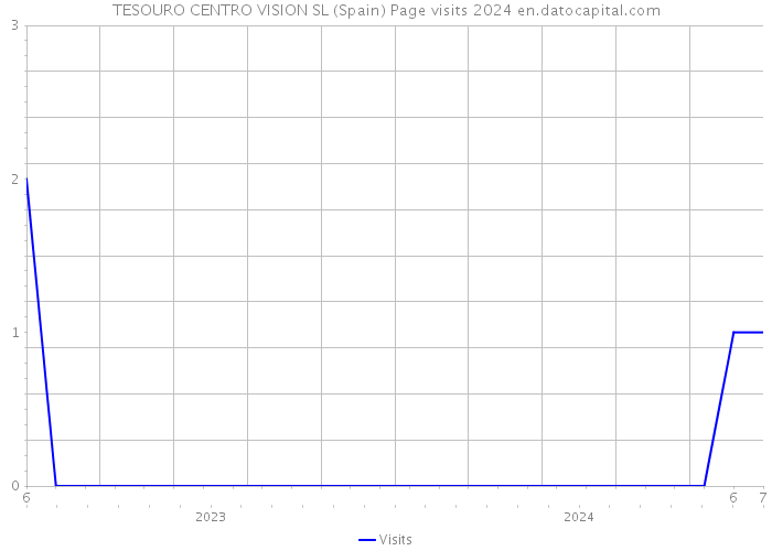 TESOURO CENTRO VISION SL (Spain) Page visits 2024 