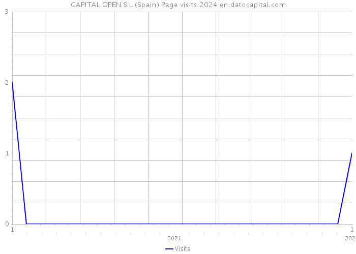 CAPITAL OPEN S.L (Spain) Page visits 2024 