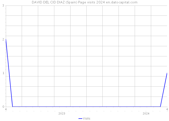 DAVID DEL CID DIAZ (Spain) Page visits 2024 