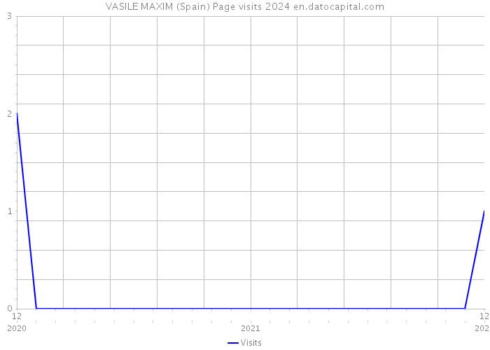 VASILE MAXIM (Spain) Page visits 2024 