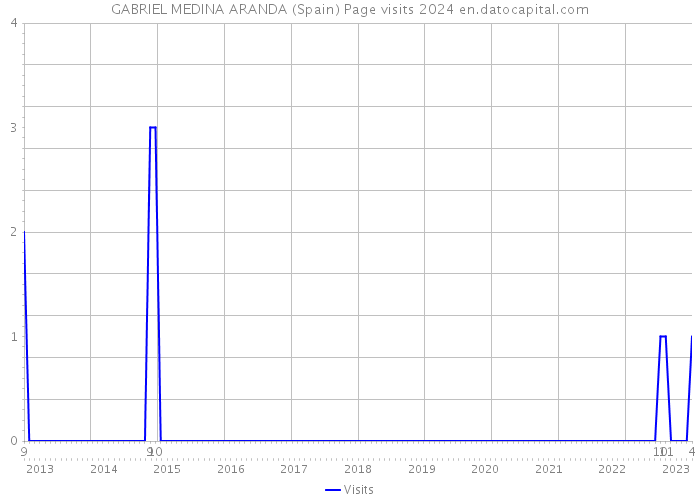 GABRIEL MEDINA ARANDA (Spain) Page visits 2024 