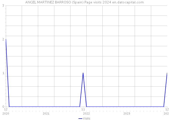 ANGEL MARTINEZ BARROSO (Spain) Page visits 2024 