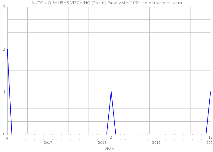 ANTONIO SAURAS VIZCAINO (Spain) Page visits 2024 