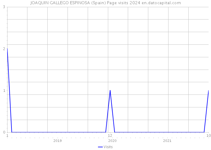 JOAQUIN GALLEGO ESPINOSA (Spain) Page visits 2024 