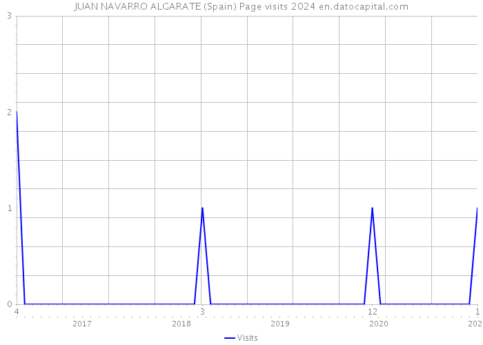 JUAN NAVARRO ALGARATE (Spain) Page visits 2024 