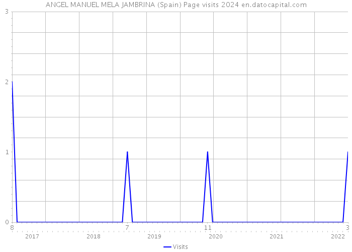 ANGEL MANUEL MELA JAMBRINA (Spain) Page visits 2024 