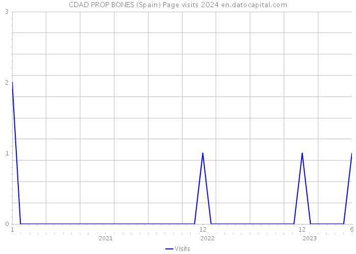 CDAD PROP BONES (Spain) Page visits 2024 