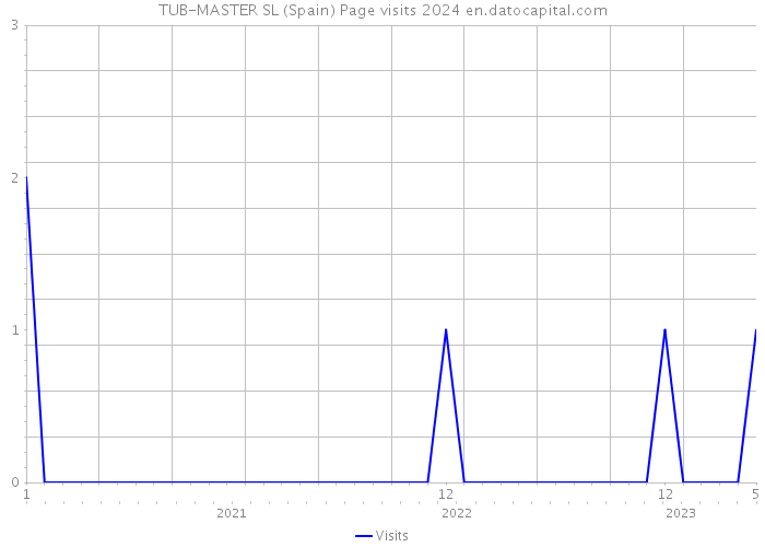 TUB-MASTER SL (Spain) Page visits 2024 