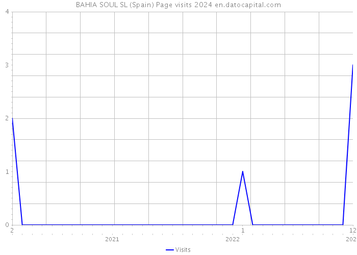 BAHIA SOUL SL (Spain) Page visits 2024 