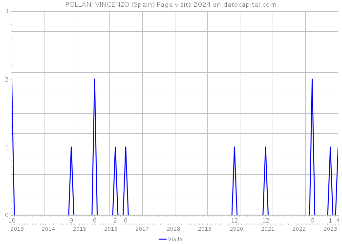 POLLANI VINCENZO (Spain) Page visits 2024 