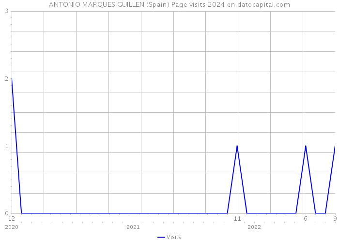 ANTONIO MARQUES GUILLEN (Spain) Page visits 2024 