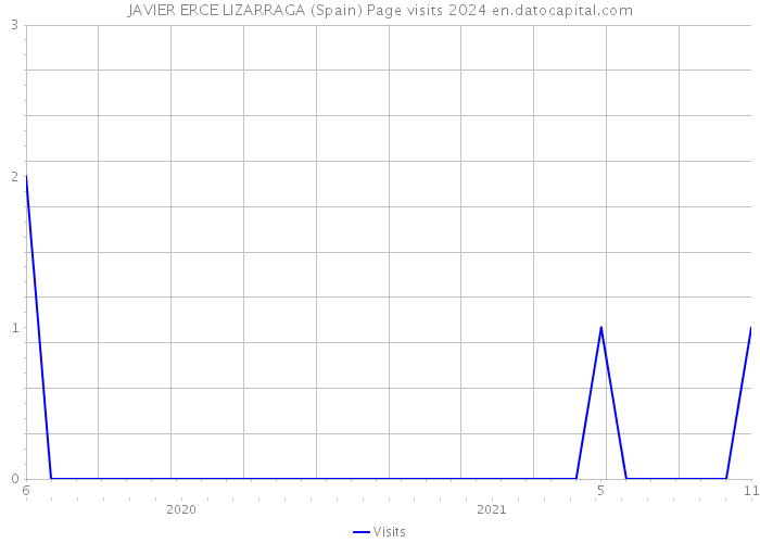 JAVIER ERCE LIZARRAGA (Spain) Page visits 2024 